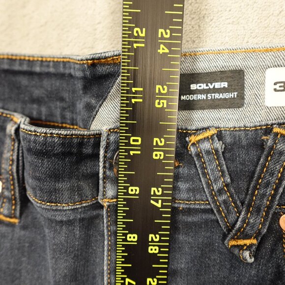 Volcom jeans Solver modern straight men's 34 blue denim - Picture 6 of 14
